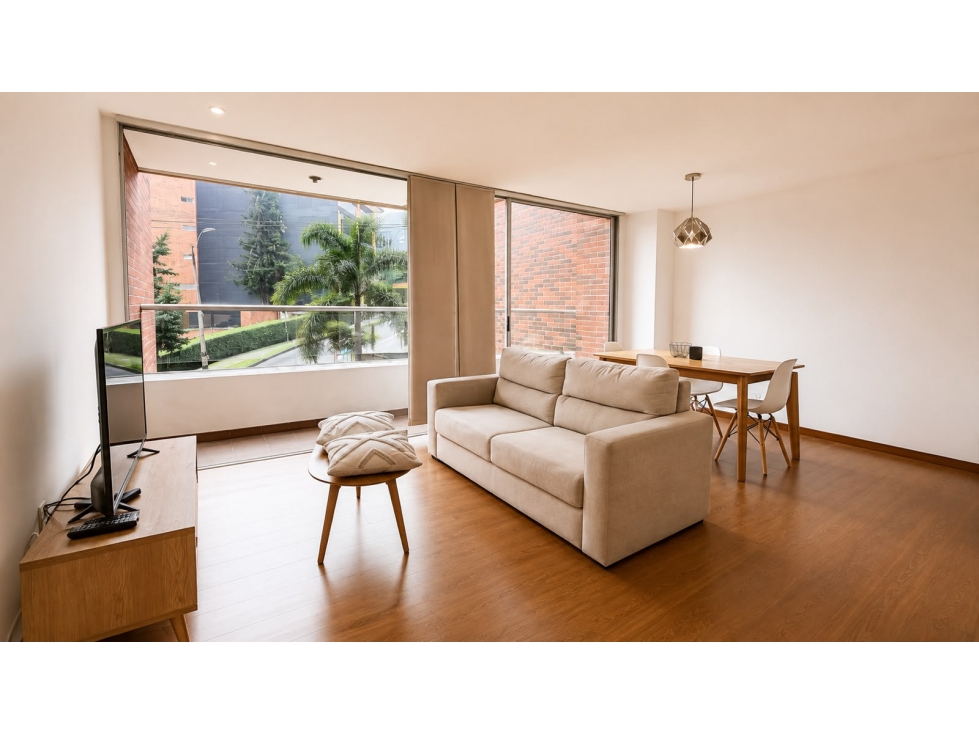 ALQUILER DE APARTAMENTO AMOBLADO EN LOMA DEL ESMERALDAL - ENVIGADO