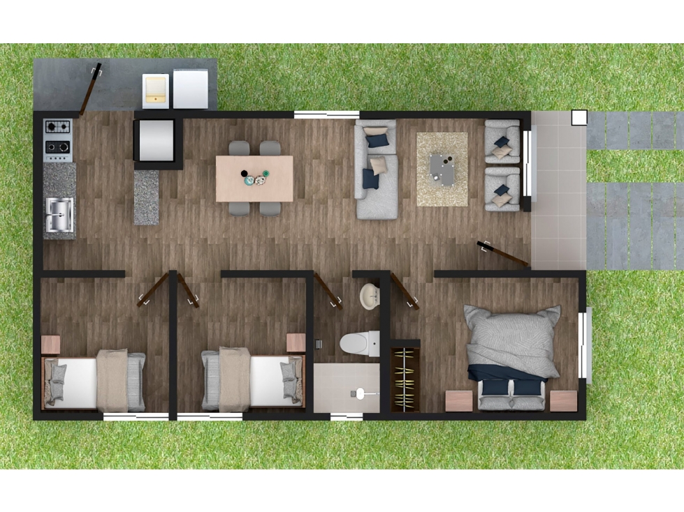 HERMOSA CASA DE 60 MTS2 EN LA FELICIDAD (CHORRERA) - 4