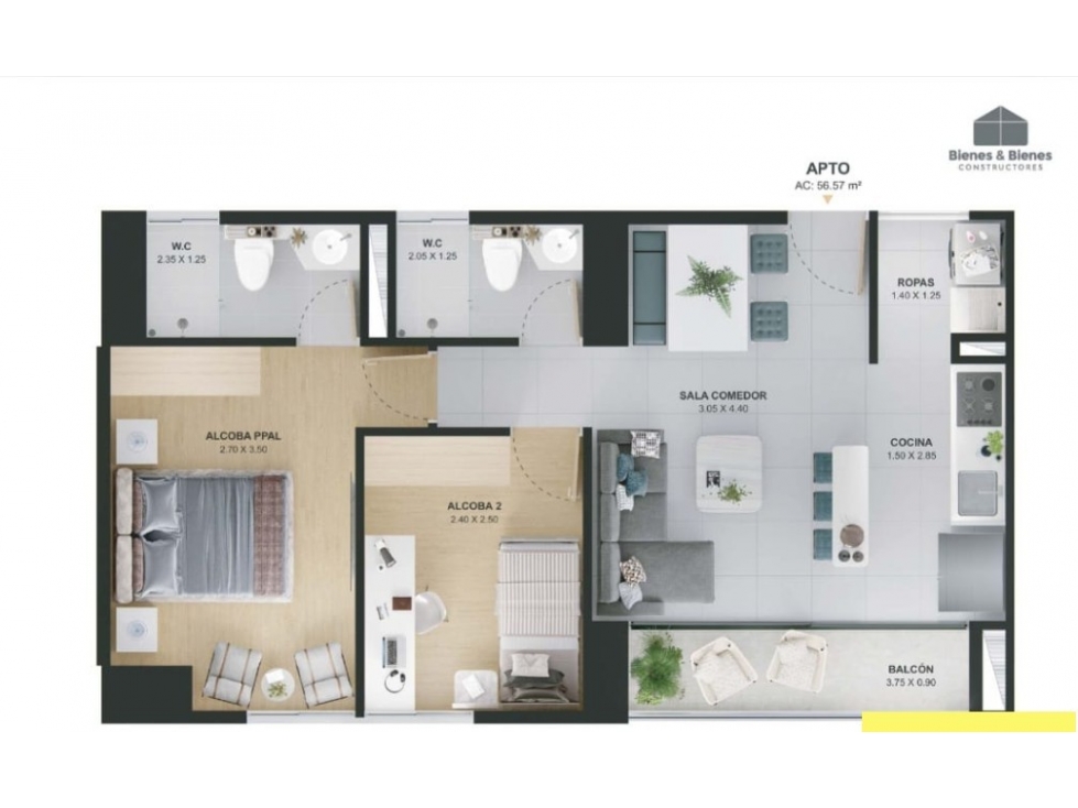 Apartamento en Venta Rincón Santo Bello — foto 4