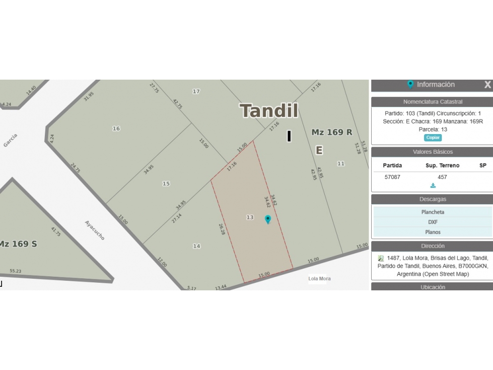 Lote zona Dique con amplio frente - 2