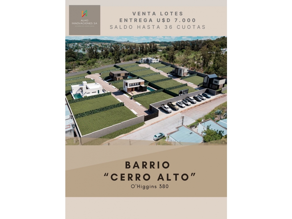 Loteo Barrio Cerro Alto - O'Higgins y Ezeiza - TANDIL — foto 2