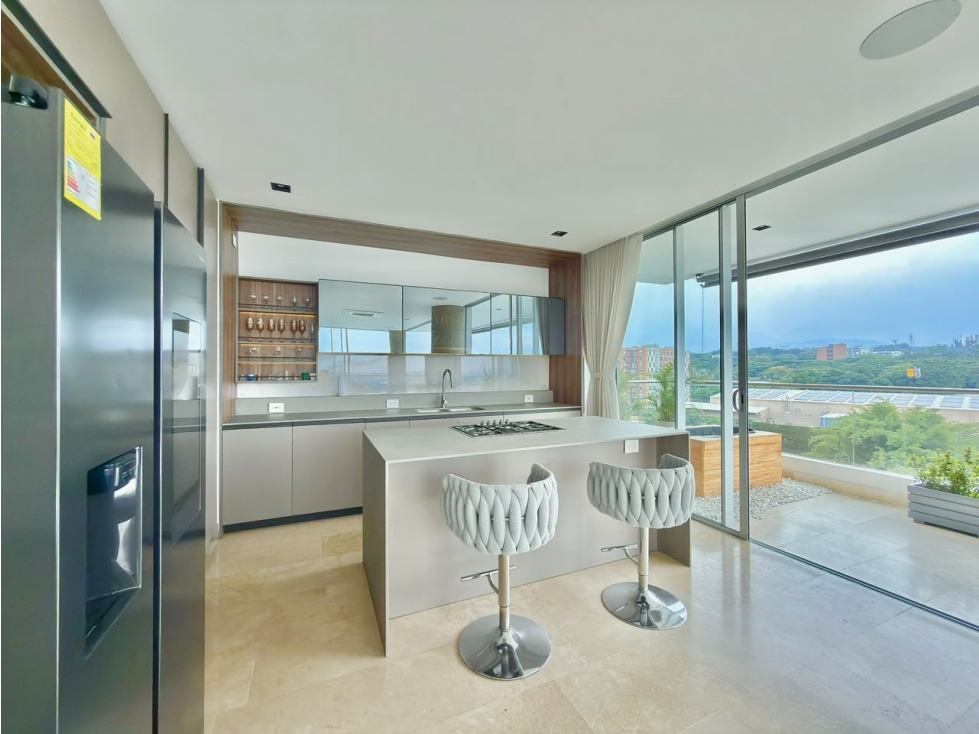 Lindísimo y exclusivo apto en alquiler, Pance 242 m2.