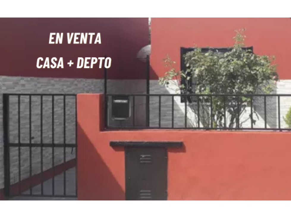 CASA y DEPTO en VENTA sobre mismo LOTE - 1