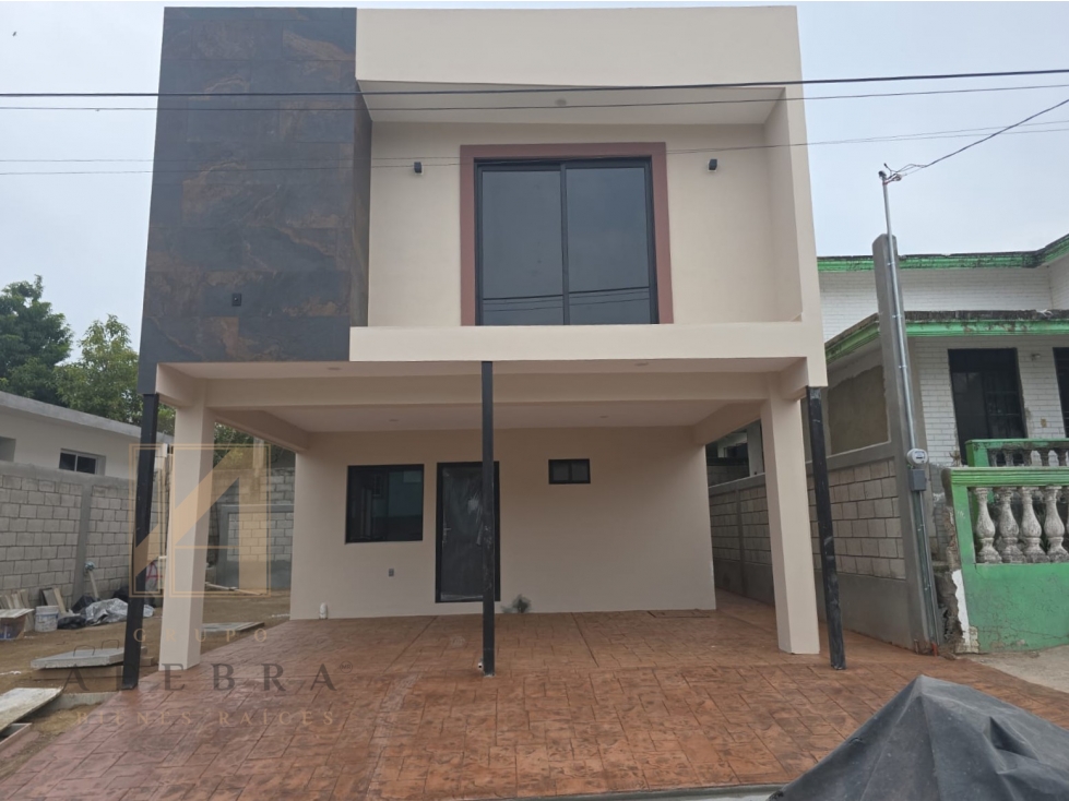 CASA NUEVA CERCA CENTRO DE MADERO | 3 REC | ACEPTA INFONAVIT