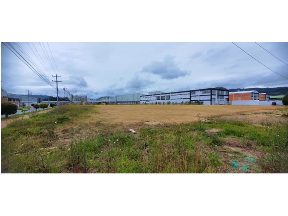 Lote Esquinero en Parque Empresarial 7.604 m² en Tocancipá - 1