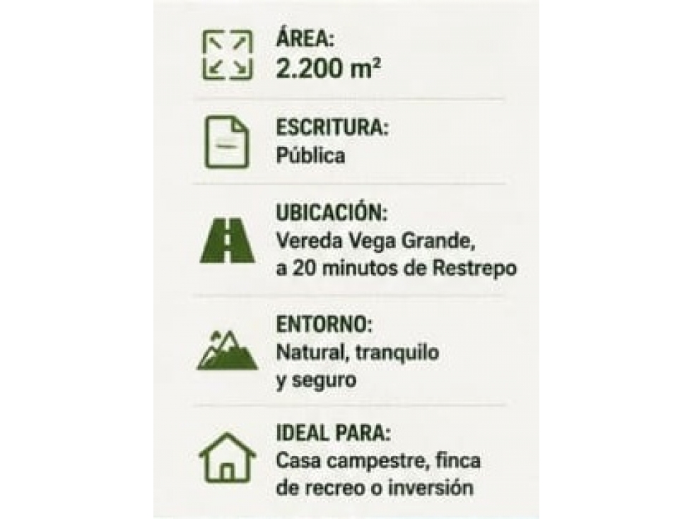 LOTE EN VENTA RESTREPO, META - 3