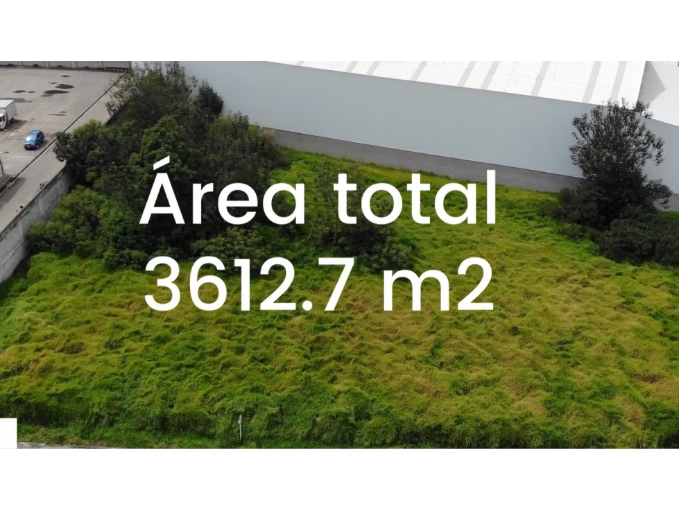 LOTE EN VENTA, VIA SIBERIA CALLE 80, PARQUE INDUSTRIAL - 2