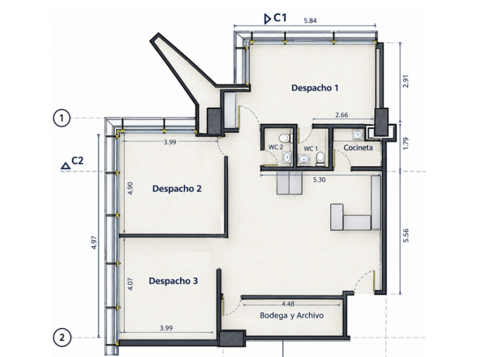 OFICINA EN ARRIENDO | CIUDAD SALITRE | BOGOTÁ — foto 4