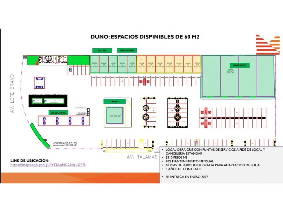LOCAL EN RENTA DE 60 M2 EN PLAZA COMERCIAL ZONA TALAMAS CAMANDARI - 2
