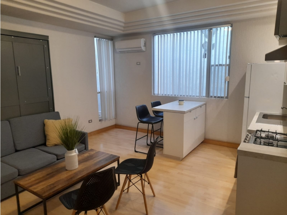 ESTUDIO EN RENTA EN SENECU EQUIPADO CON ALBERCA Y SERVICIOS INCLUIDOS - 1