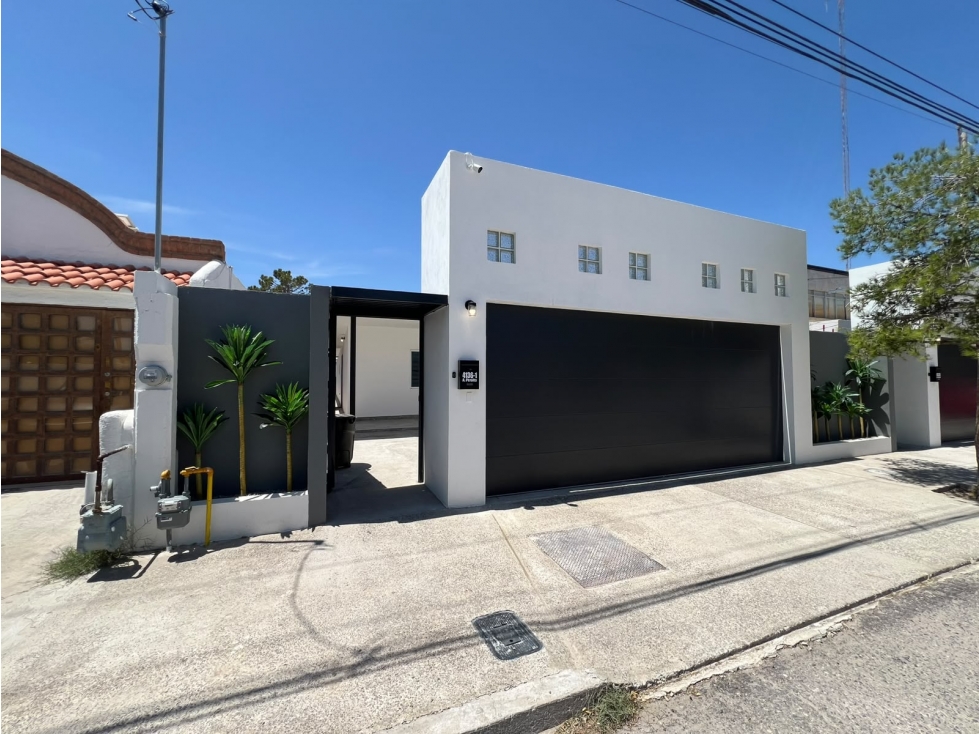 CASA EN RENTA DE UN PISO EN LOPEZ MATEOS EQUIPADA Y AMUEBLADA