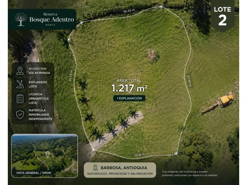 Se vende hermoso Lote ubicado entre Barbosa y Porce — foto 2