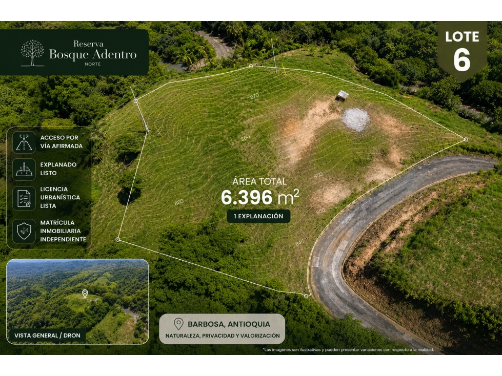 Se vende hermoso Lote ubicado entre Barbosa y Porce — foto 2