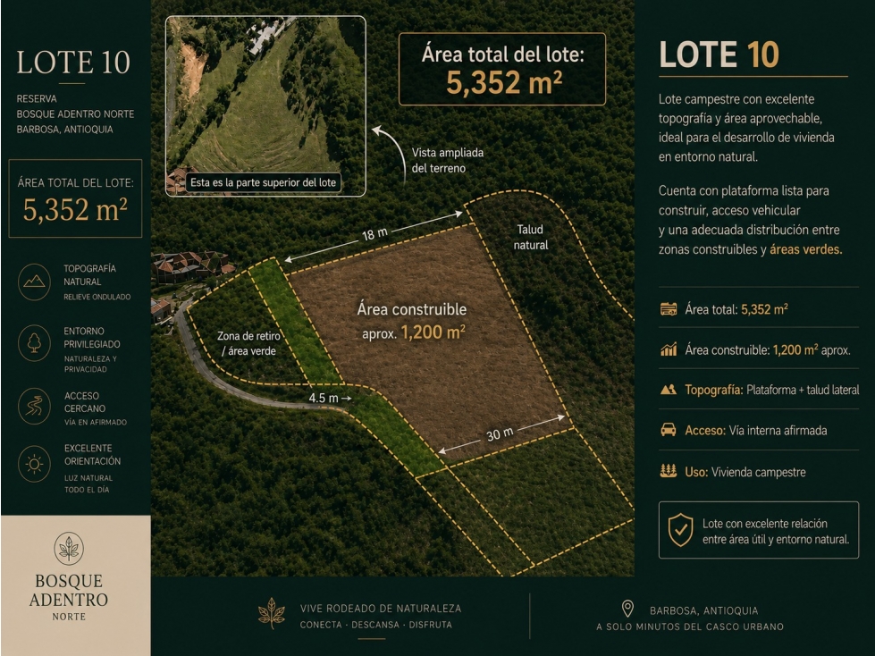 Se vende hermoso Lote ubicado entre Barbosa y Porce lote 10 — foto 3