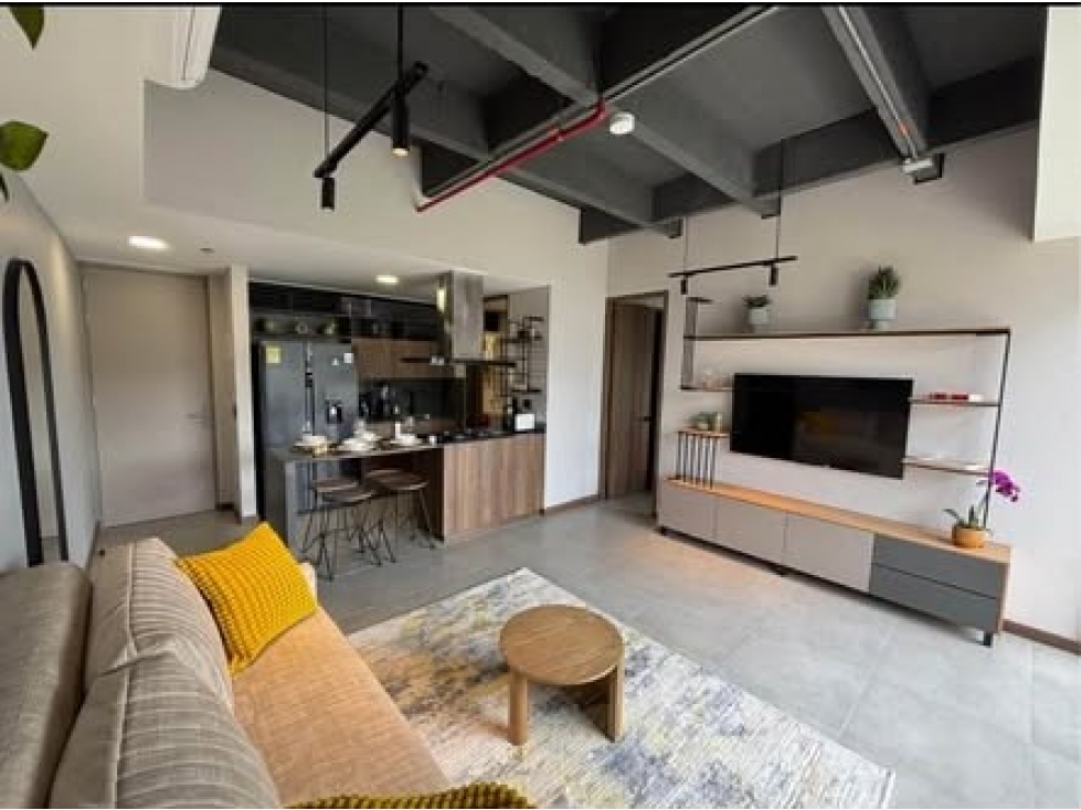 VENDO APARTAESTUDIO AMOBLADO EN POBLADO - PATIO BONITO