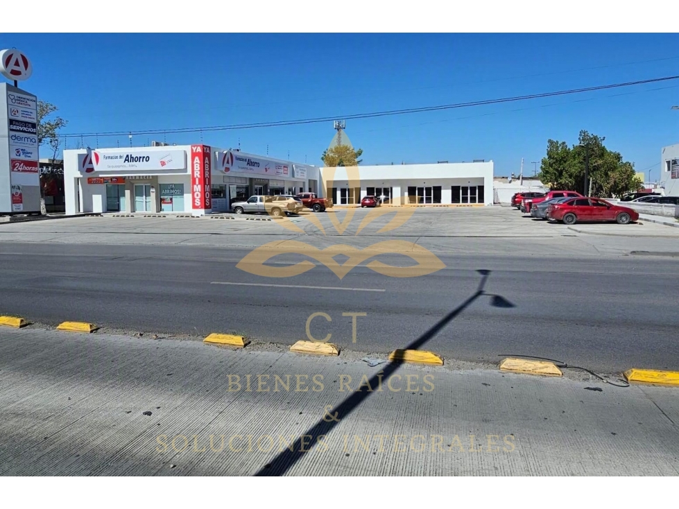Local de 84 m2 nuevo en renta Av. Principal Cd. Juárez Chih.