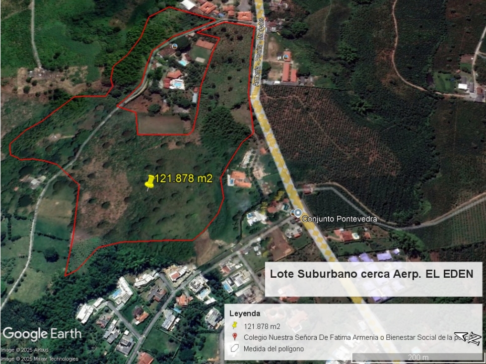 Lote suburbano autopista del Café cerca Aerop. EL EDEN-POT uso mixto — foto 5
