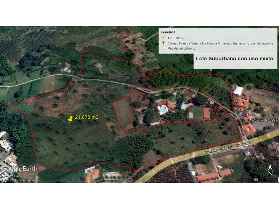 Lote suburbano autopista del Café cerca Aerop. EL EDEN-POT uso mixto — foto 4