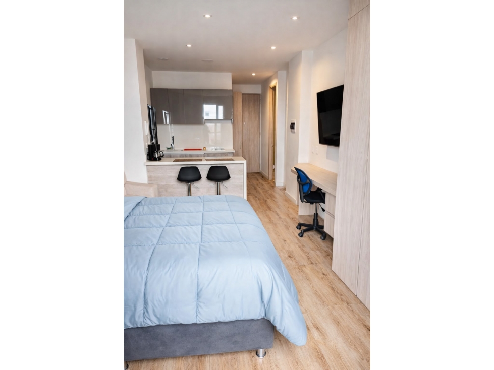 SE ARRIENDA HERMOSO APARTAESTUDIO TIPO LOFT SECTOR SALITRE — foto 4