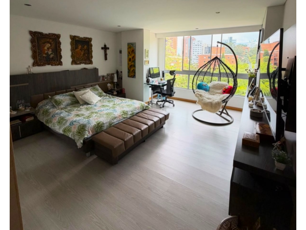 Apartamento amplio con hermosa vista, Envigado, Loma de Benedictinos. — foto 5