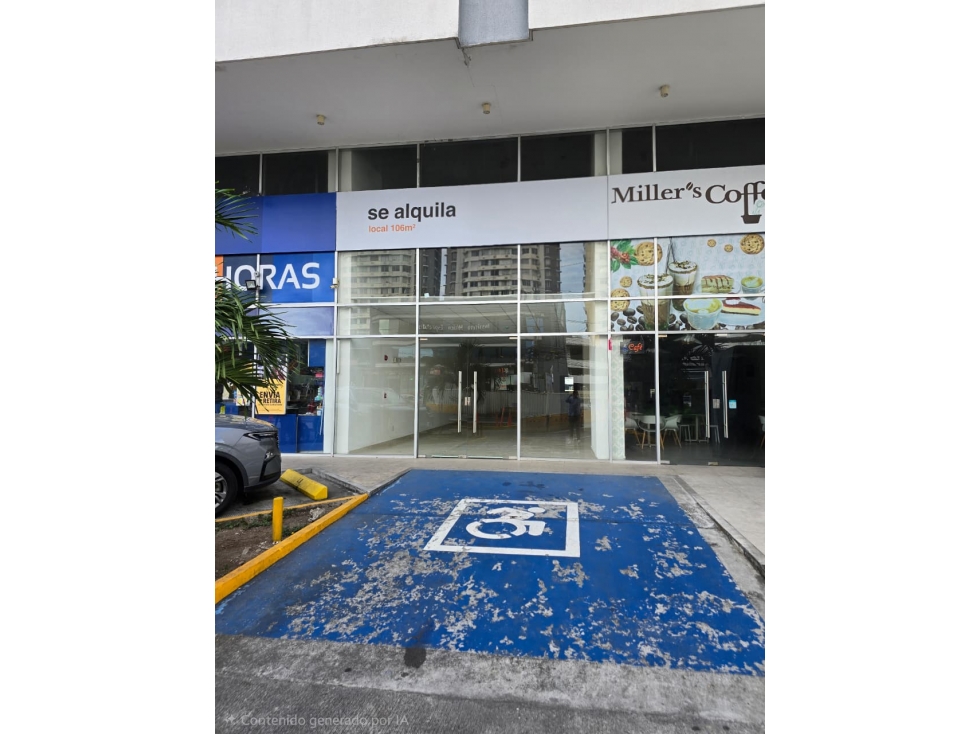 SE ALQUILA LOCAL COMERCIAL EN PH ALAI, VÍA ESPAÑA — foto 2