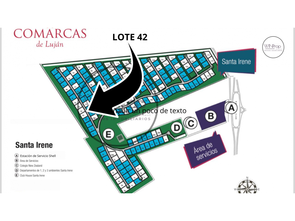 LOTE EN VENTA - CLUB DE CAMPO STA IRENE - COMARCAS DE LUJÁN - 2