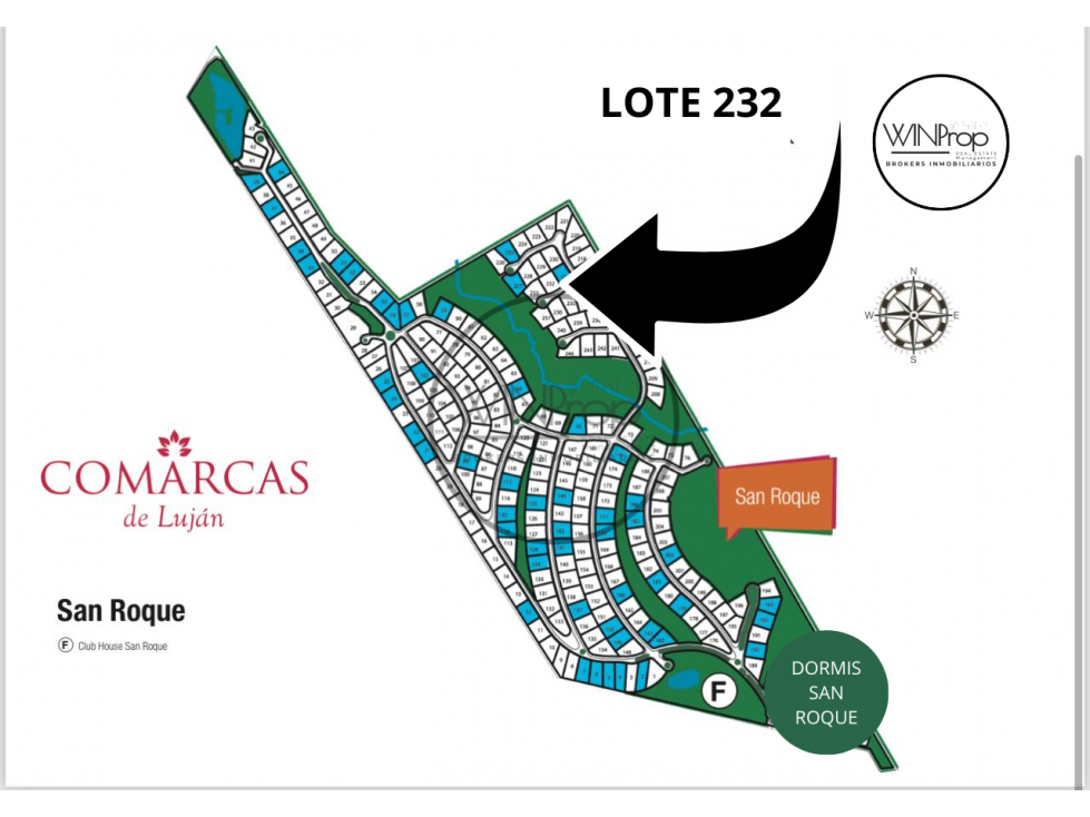 LOTE EN VENTA - CLUB DE CAMPO SAN ROQUE