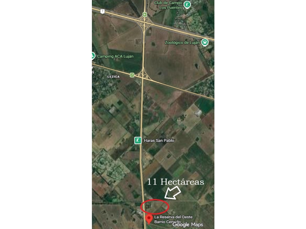 11 HECTÁREAS EN VENTA Luján Gral Rodriguez km 148 - 2