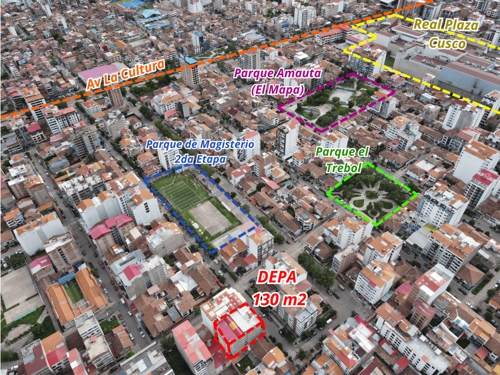 VENDO DEPA RTAMENTO DE 130 M2 CON COCHERA URB MAGISTERIO CUSCO PERU - 2