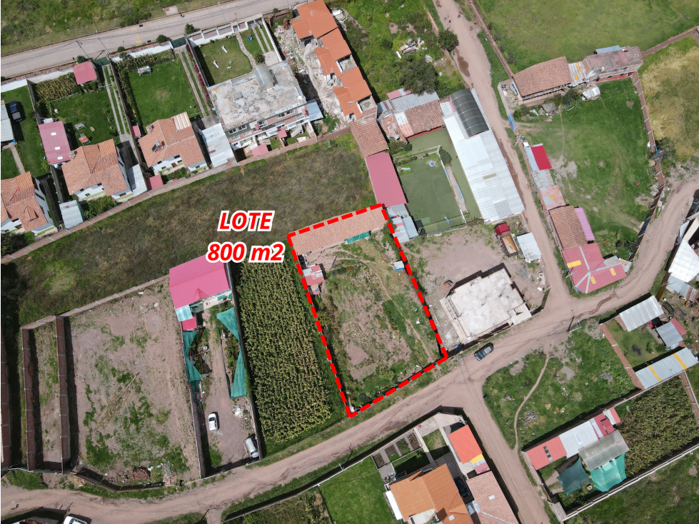 VENDO LOTE DE 843 M2 TICAPATA SAN SEBASTIAN CUSCO PERU - 1