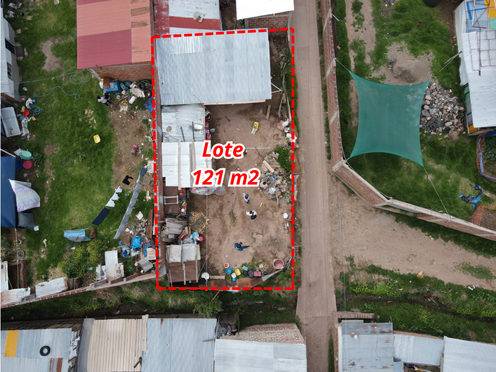 VENDO LOTE DE 121 M2 EN MARGEN DERECHA CUSCO PERU - 1