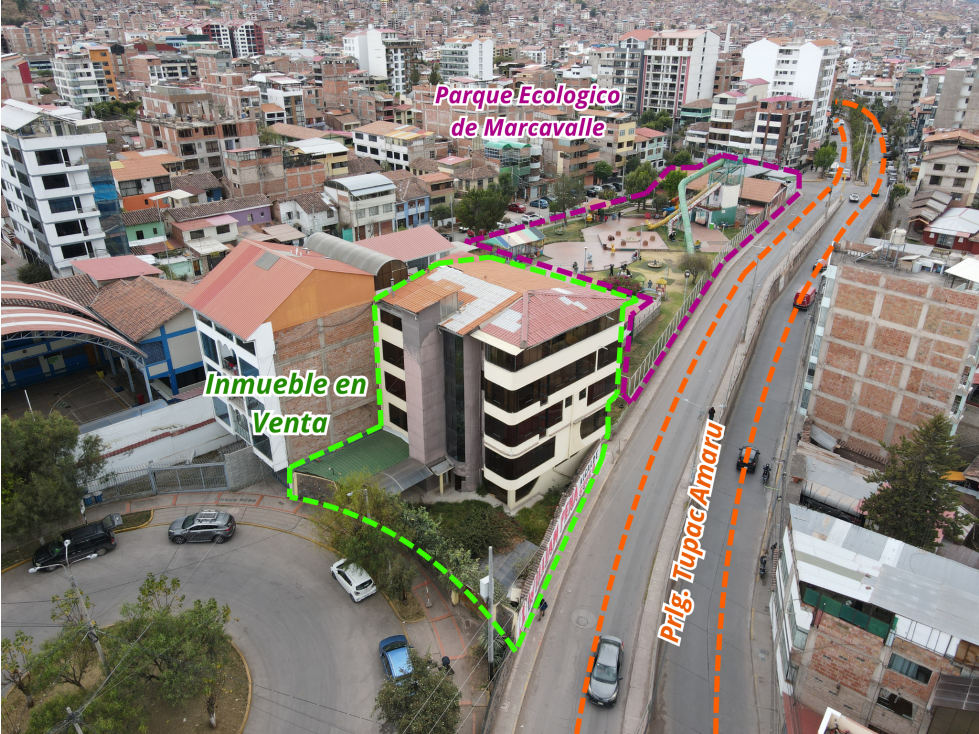 VENDO EDIFICIO MODERNO CON 3 FRONTIS SANTA MÓNICA, WANCHAQ, CUSCO - 1