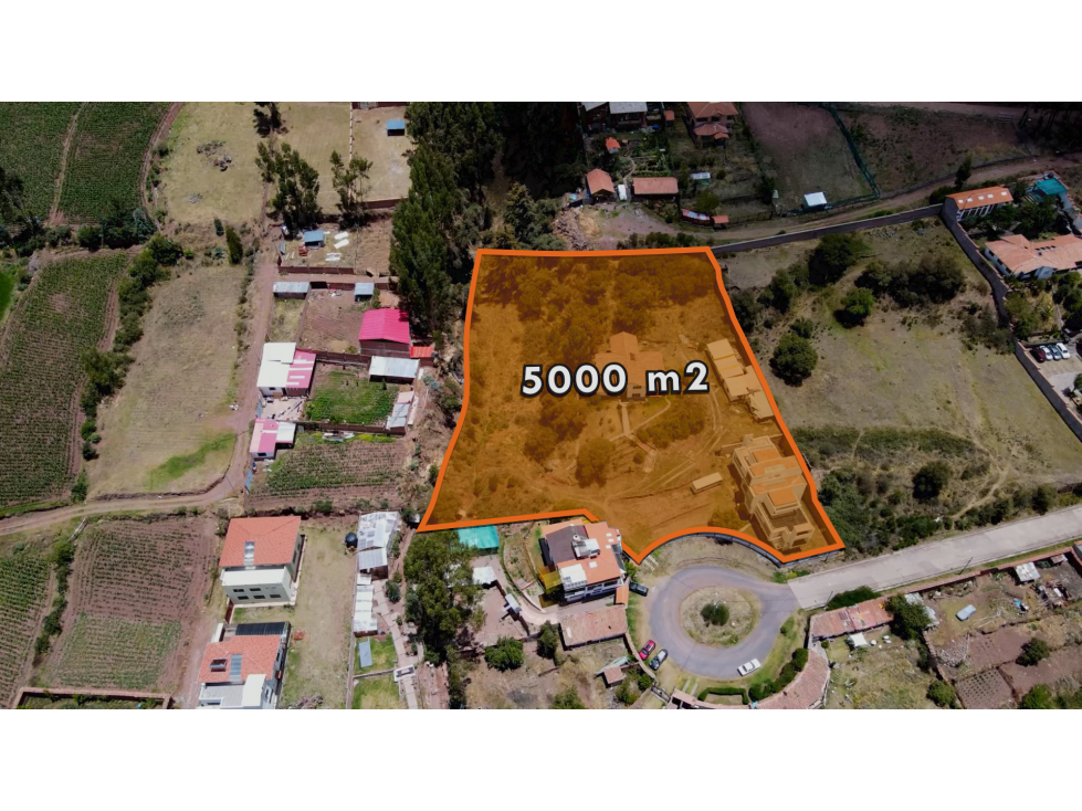 VENDO TERRENO 5,000 M2 RESIDENCIAL SANTA MARIA SAN SEBASTIAN CUSCO - 1