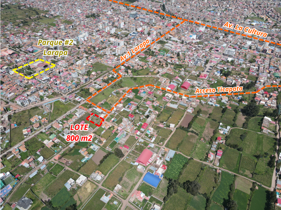 VENDO LOTE DE 843 M2 TICAPATA SAN SEBASTIAN CUSCO PERU - 3