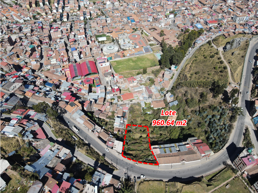 VENDO LOTE DE 960 M2 EN AV CIRCUNVALACION CUSCO PERU - 1