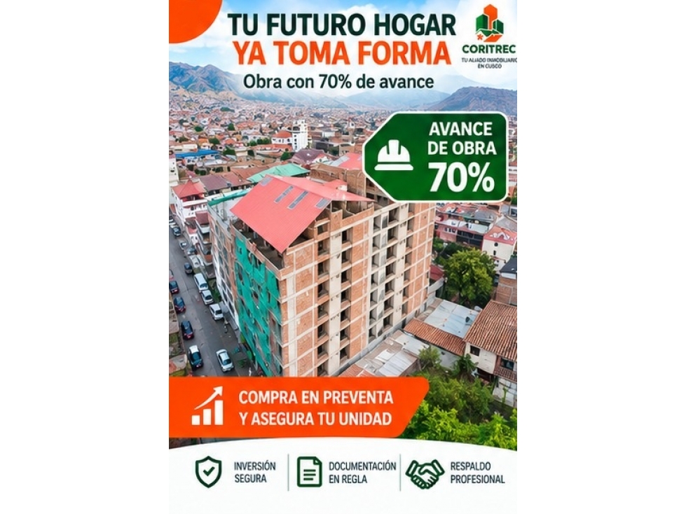 VENDO DEPARTAMENTOS EN PREVENTA EN AV PRIMAVERA WANCHAQ CUSCO — foto 3