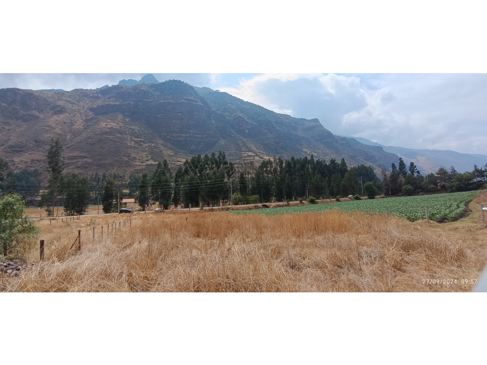 VENDO TERRENO 2048 M2 A PIE DE PISTA PISAC CUSCO PERÚ - 3