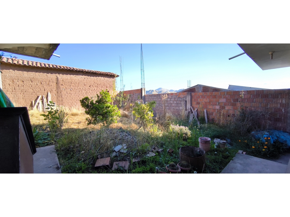VENDO LOTE/CASA DE 248 M2 EN SENCCA CUSCO PERU - 5