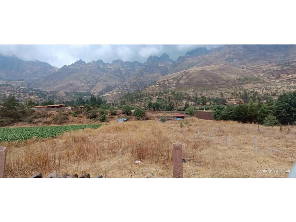 VENDO TERRENO 2048 M2 A PIE DE PISTA PISAC CUSCO PERÚ - 4
