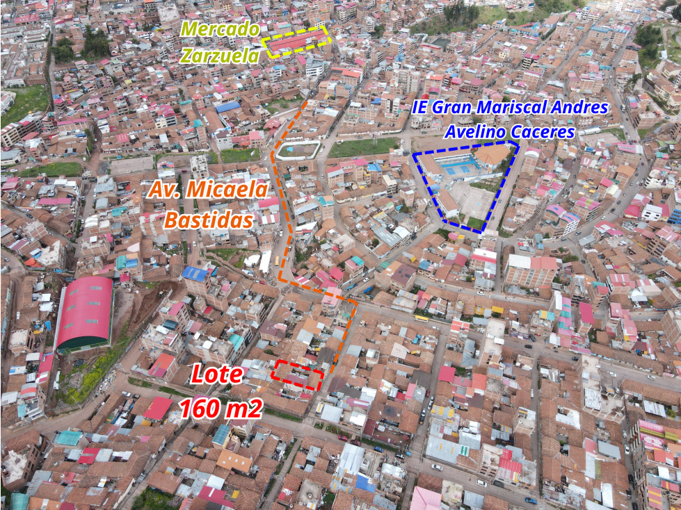 VENDO LOTE CON CASA DE 160 M2 FRANCISCO BOLOGNESI ZARZUELA CUSCO PERU - 5
