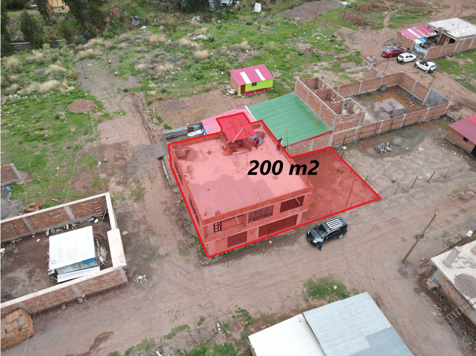 VENDO LOTE DE 200 M2 CON CASA DE 2 PISOS EN TICA TICA CUSCO PERU - 1