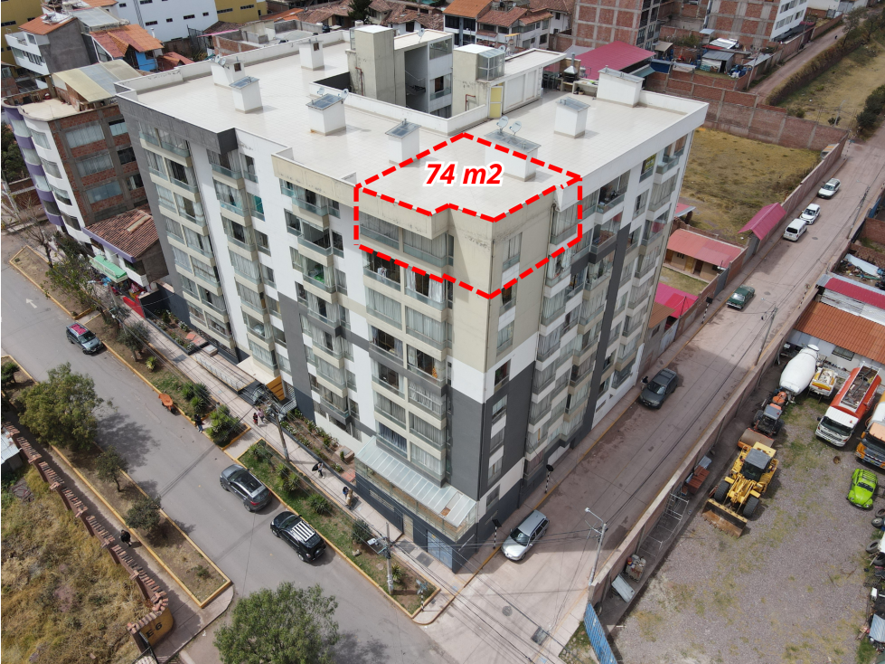 VENDO DEPARTAMENTO EN ESQUINA 74 M2 CON COCHERA Y DEPOSITO LARAPA - 2