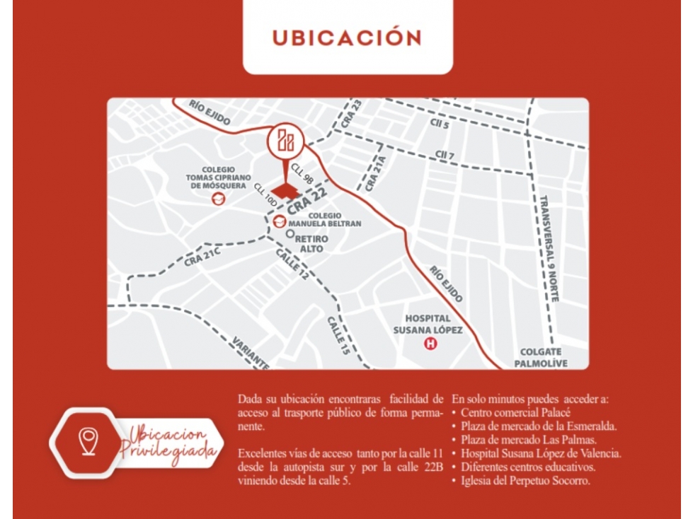 APARTAMENTOS EN VENTA EN PLANOS RETIRO ALTO, CÉNTRIKO 22, POPAYÁN — foto 2