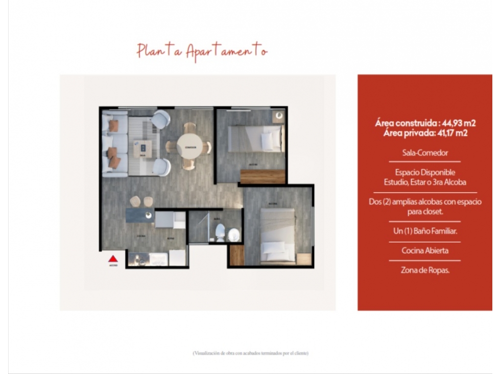 APARTAMENTOS EN VENTA EN PLANOS RETIRO ALTO, CÉNTRIKO 22, POPAYÁN — foto 3
