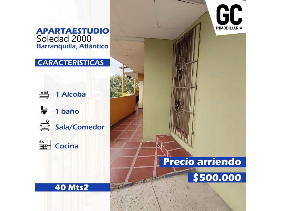 Se arrienda Apartaestudio - Soledad 2000 - Soledad - 1