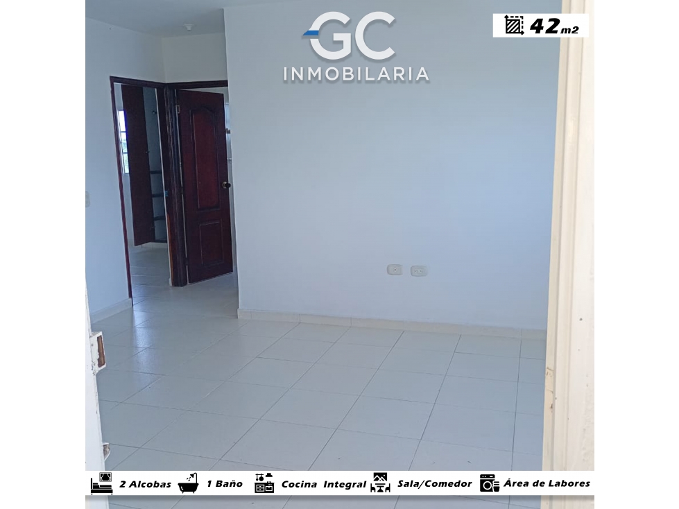 Se arrienda apartamento piso 3 - 302 Barrio hipodromo - 5