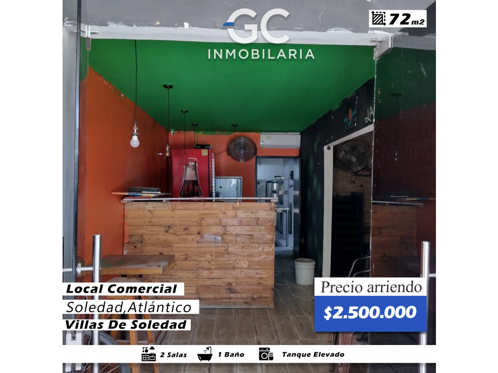 Se arrienda local comercial - Villas de soledad - 1