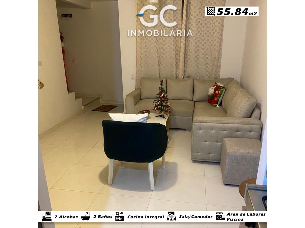 Se vende o se arrienda casa 2 pisos Conjunto la ceiba — foto 3