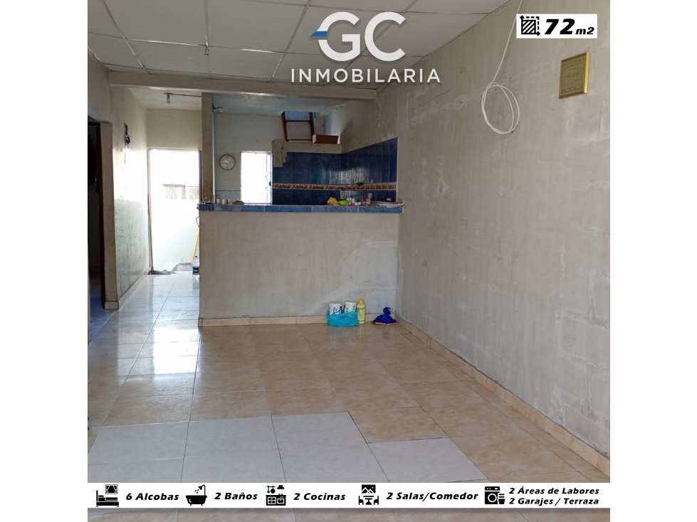 Se vende casa de 3 pisos Barrio Terranova - soledad — foto 2