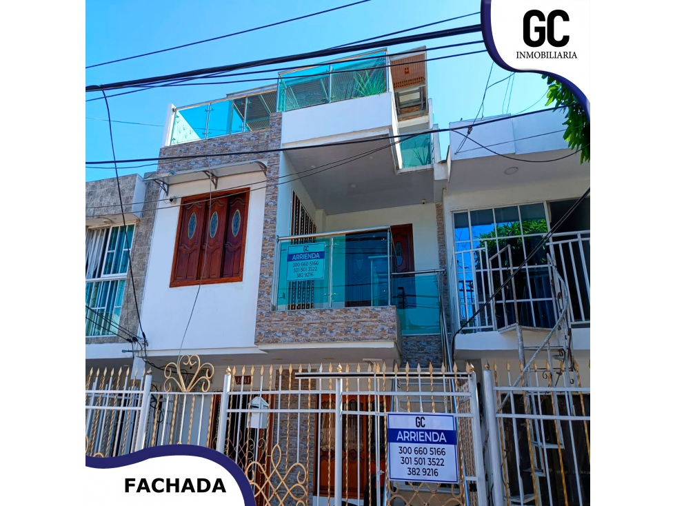 Se arrienda Casa Dúplex 2do y 3er piso / Barrio El Limón, Barranquilla